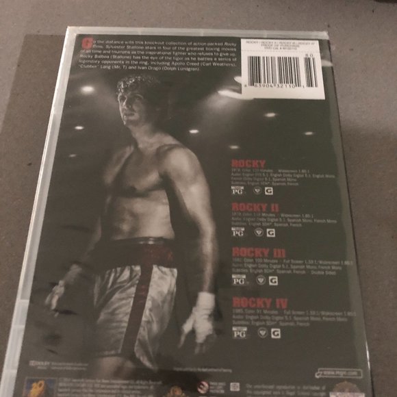 Rocky 1-4 4-Film Coll (DVD) - Picture 2 of 3